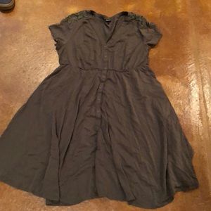 Army green Torrid dress
